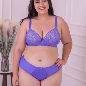 2081 Conjunto Plus Size - Azulejo frente