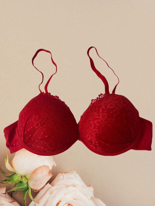 301 Sutiã Renda Vermelho